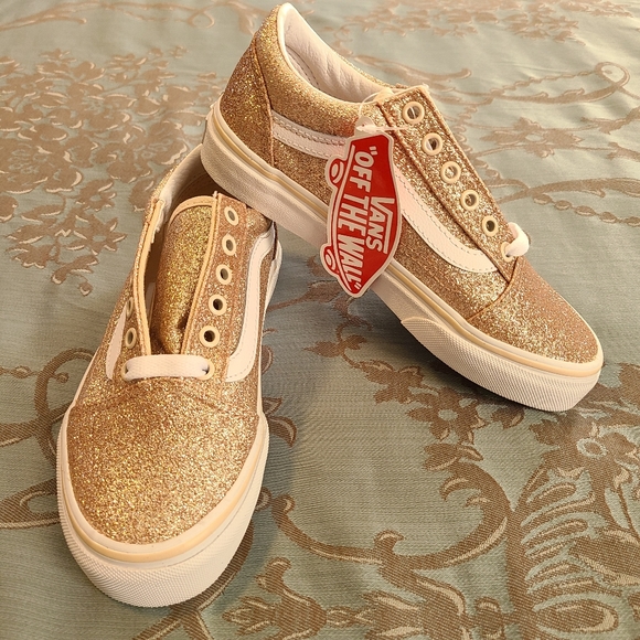 sand glitter vans